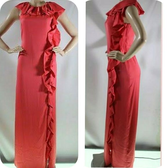 BCBGMaxAzria Dresses & Skirts - BCBG MaxAzria Nancy dress Coral